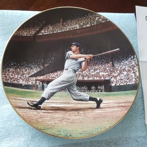 Vintage "Joe DiMaggio: The Streak" Commemorative Plate